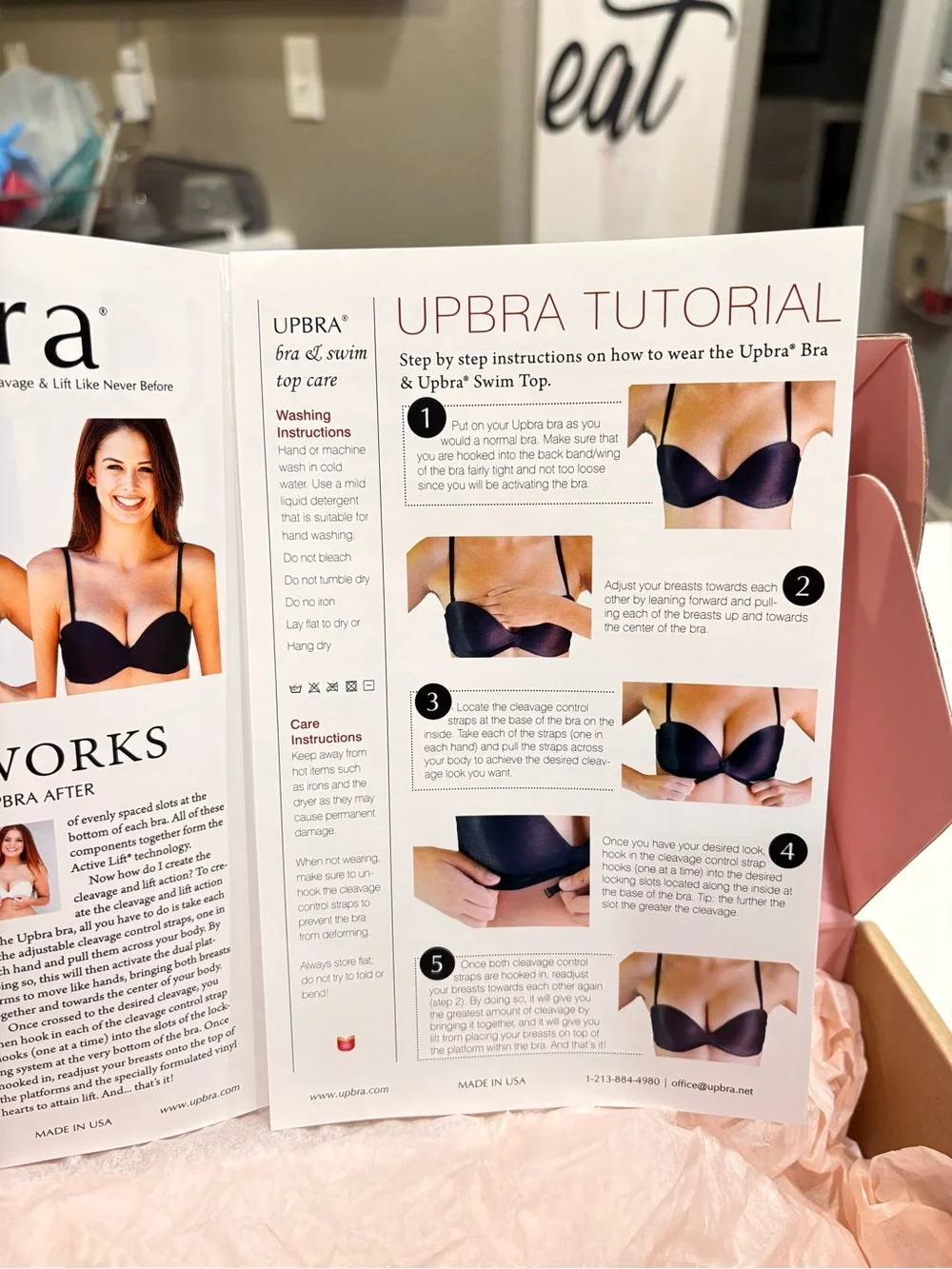 UpBra Nude Strapless Convertible Push-Up Bra
